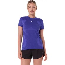 Asics  Road Seamless Short Sleeve Kadın T-Shirt - Mor