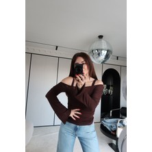 Özge Özgenç Yumuşak Dokulu Bluz Atlet Ikili Takım