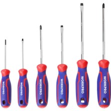 Workpro WP200504 6 Parça Profesyonel Cr-V Manyetik Tornavida Seti