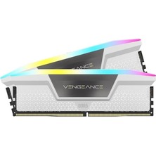 Corsair Corsaır Vengeance Rgb 32GB Ddr5 CL36 (2X16GB) 6400MHZ Amd Expo RAM-CMH32GX5M2B6400Z36W