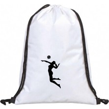 Hero Tasarım Voleybolcu - Ipli Sırt Çantası - Spor - Günlük - Okul 35*45CM One Size | BLL2719