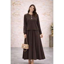 Mkbaşak Moda Etekli Takım