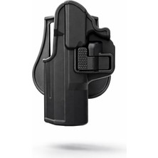 Unicorn Canik Tp9 Solak Kilitli Tabanca Kılıfı – Paddle Montajlı Polimer Holster Siyah