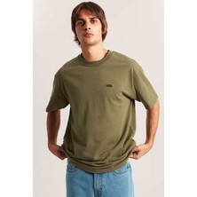 Vans Left Chest Iı Loose Ss Erkek Koyu Yeşil T-Shirt - VN000P1P