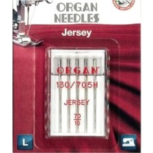 Ev Tipi Dikiş Makinesi Jarse Iğnesi 70/10 Numara Organ (Jersey)