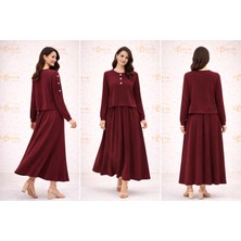 Mkbaşak Moda Etekli Takım