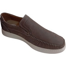 Modayak Manch Kum Nubuk Beyaz Poli Taban Hakiki Deri Erkek Ayakkabı