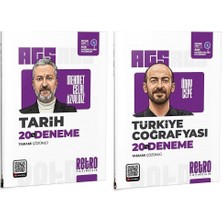 Anla Kazan Yayınları Retro 2026 Meb-Ags Tarih + Türkiye Coğrafyası 20+20 Deneme 2 Li Set Retro Yayıncılık