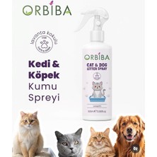 Orbiba Doğal Lavanta Esanslı Kedi & Köpek Kumu Koku Giderici Spreyi 100 ml