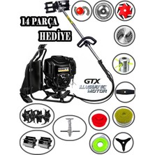 Eisenn Alman Black Eıs RTX14 Pro Sırt Tırpan+ Akrobat Çapalama + Toprak Eşeleme 14 Parça Full Set