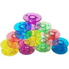 Ev Tipi Yeni Tip Singer-Janome-Brother-Zetina Renkli 10 Adet Geniş Masura