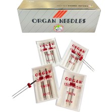 Organ Çift Iğne Nervür Iğnesi Seti 2-2,5-3 ve 4 Numara(4 Paket (7 Adet)Avantajlı Iğne Seti)