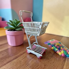 Hureggo Vintage Barbie Orijinal Mini Plastik Market Arabası &  cm