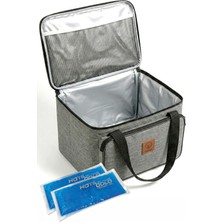 Arnee 40 Lt. Termal Kamp Piknik Plaj Yemek Taşıma Çantası Soğutucu Termos Buzluk Çanta Sepeti