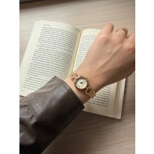 Retro Minimal Hasır Kordon Vintage Kadın Kol Saati
