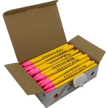 Mu-Şi Buhar Ile Uçan Kumaş Sabun Çizgi Kalemi 1 Kutu 50 Adet (Pembe Renk)