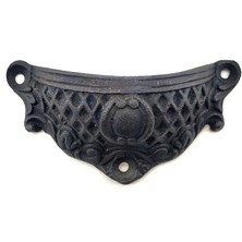 Antika Tarz Dekoratif Pirinç Anıt Tas Mobilya, Çekmece Kulbu - 48X90 Mm, Oksit Nemere Home