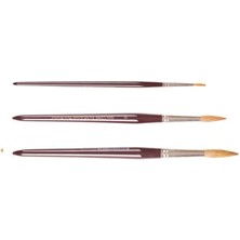 İzmir Fırça Luna Suluboya Rütuş Fırçası Yuvarlak No: 10 -2 Adet