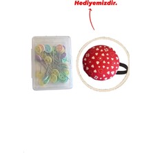 Toplu Iğne Renkli Düğme Kafa