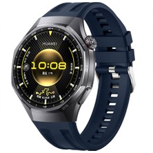 Sneezy Huawei Watch Gt6 Pro 46MM Ile Tam Uyumlu Spor Silikon Metal Tokalı Soft Saat Kordonu