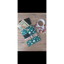 TUYLUTUKKAN Papatya Desenli 20×27 cm 4 Cepli Kitap ve Tablet Kılıfı