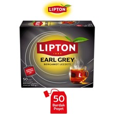 Lipton Earl Grey Bardak Poşet Çay 50LI
