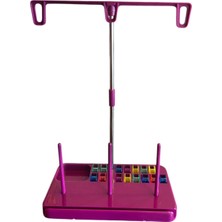 Ev Tipi Dikiş Makinesi Plastik Çardak Seti(Bordo)