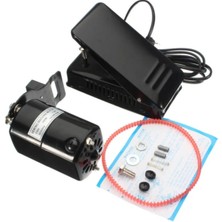Ev Tipi Aile Dikiş Makine Motoru ve Sac Pedalı 100 Watt(% 100 Bakır Sargı)