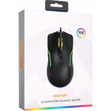 OEM Gaming Rgb Light 7200 Dpı Black Color Mouse