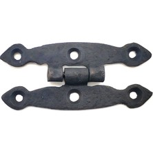 Antika Tarz Dekoratif Pirinç Dar Menteşe - 75X39 Mm, Oksit Nemere Home