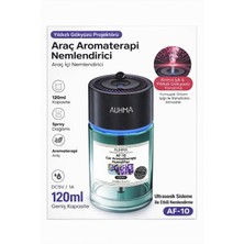 Mo Dou Araç Içi Aromaterapi Difüzör 120ML USB Ultrasonik Sprey Nemlendirici LED Yıldız Işıklı