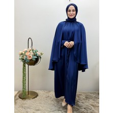 JOOQSTORE Pelerinli Saten Elbise