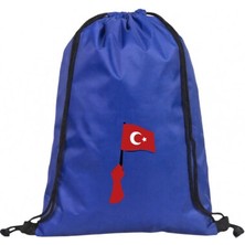 Hero Tasarım Ilelebet Türk Bayrağı - Ipli Sırt Çantası - Spor - Günlük - Okul 35*45CM One Size | BLL3782