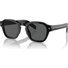 Prada Pr A16 S 16K731 49 Kadın Geometrik Füme Kemik Güneş Gözlüğü