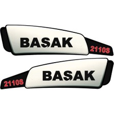 Peren Traktör Başak 2110S Traktör Kaporta Yazı Etiketi Sağ Sol Takım Sticker Set