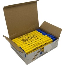 Mu-Şi Buhar Ile Uçan Kumaş Sabun Çizgi Kalemi 1 Kutu 50 Adet (Mavi Renk)