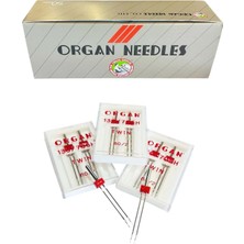 Organ Çift Iğne 2 Numara Nervür Iğnesi (3 Paket (6 Adet)Avantajlı Iğne Seti)