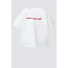 Monila Unisex Çocuk Pamuklu Bisiklet Yaka Baskılı T-Shirt