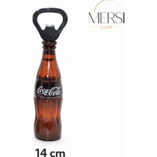 Mersi Shop Içecek Şişesi Tasarımlı Magnetli Şişe Açacağı – Buzdolabı Mıknatıslı Kapak Açıcı 14 cm