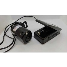 Ev Tipi Kara Makina Dikiş Makinesi Motor Takım 120W(%100 Bakır Sargı)