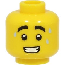 LEGO Minifigür Parçaları: Kafa: 3626PB2973