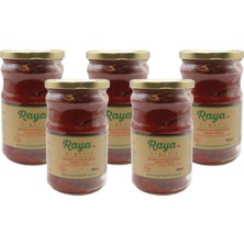 Raya Organik Organik Domates Biber Karışık Salça 5'li Paket (650 G x 5)