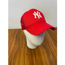 Hamze Ny Yankees Nakış Fileli Trucker Beyzbol Cap Şapka