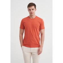 Cazador Basic Süprem Erkek T-Shirt  46230 Kiremit