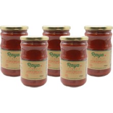 Raya Organik Organik Acı Biber Salçası 5'li Paket (610 G x 5)