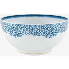 Vista Alegre Coralina By Oscar De La Renta Mavi Porselen Servis Kasesi 24 cm