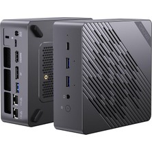 Chuwi Aubox Ai 365 - Amd Ryzen Aı 9 365, 32GB Ddr5 Ram, 1tb M.2 Ssd, Wi-Fi 6, Bt 5.3, 2x 2.5g Lan, Hdmı, Dp, WIN11 Pro Mini Pc
