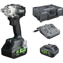 Voltz Profesyonel Somun Sıkma Sökme 1000 Nm Tork 1/2 Brushles Motor 5 A.h