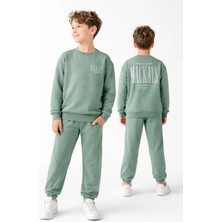 Almira Anne Bebek Yeşil Erkek Çocuk Eşofman Takımı Beden 8-12 Yaş Çocuklar Için