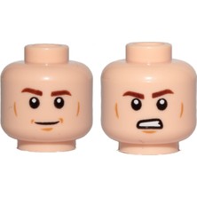 LEGO Minifigür Parçaları: Kafa: 3626PB2108